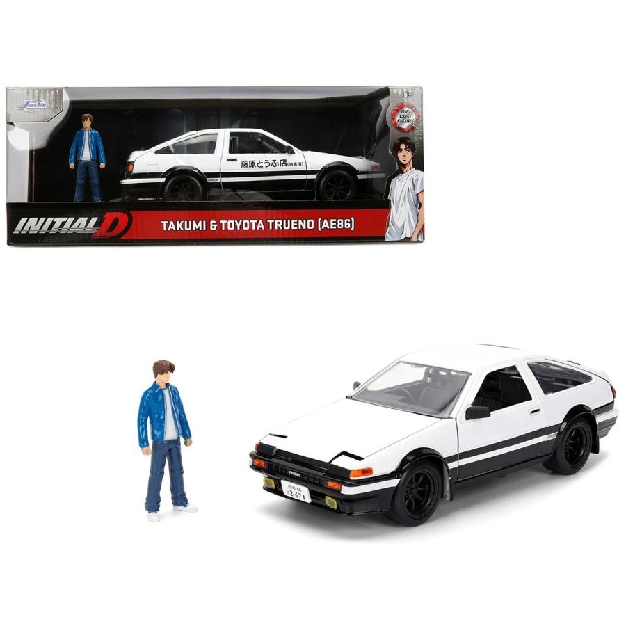Jada JADA TOYS 1/24 頭文字D 藤原拓海 and トヨタ トレノ AE86