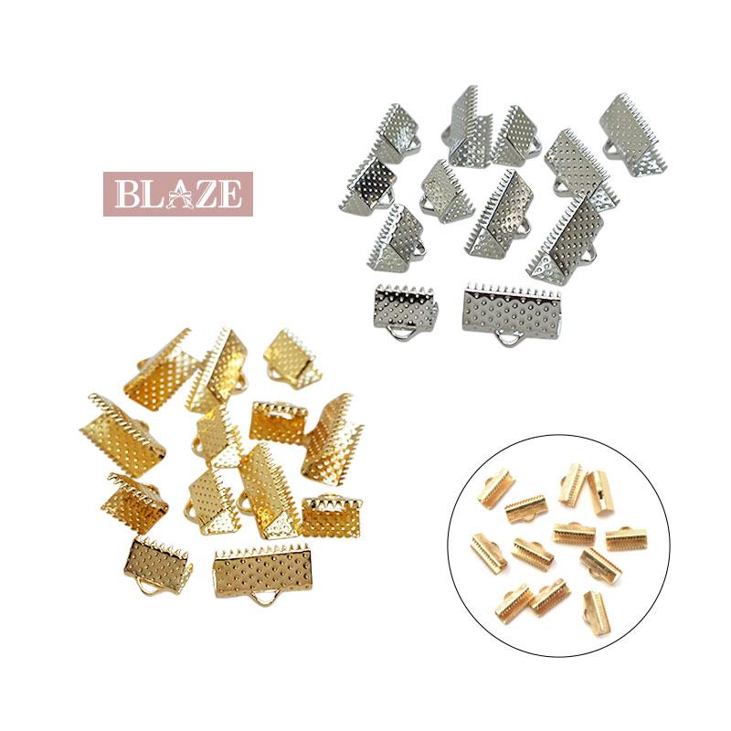 BLAZE レース 留め具 S 12個入り 約8mm幅 12mm幅 13mm幅 ハンドメイド