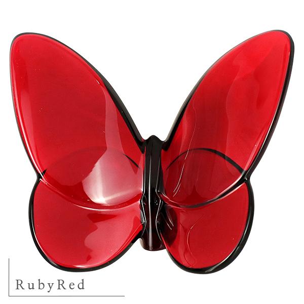 バカラ（Baccarat） フィギュリン ラッキーバタフライ クリスタル