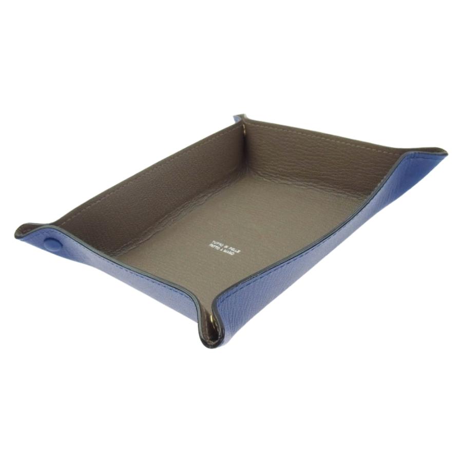 ラルコバレーノ L'arcobaleno LA901GT レザー トレイ ケース ブルー系