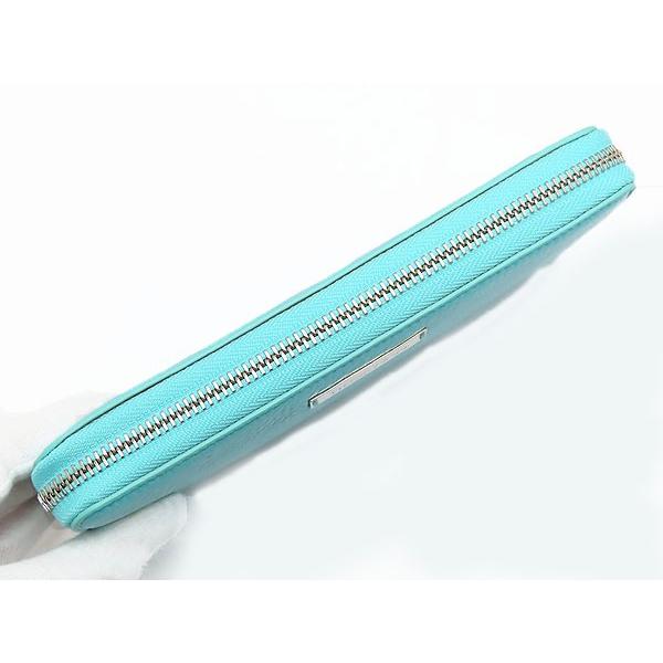 TIFFANY&Co.（ティファニー） 新品同様 レザー ラウンドファスナー長