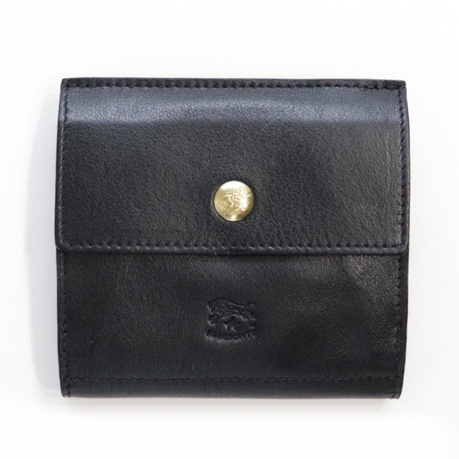 IL BISONTE（イルビゾンテ） 財布 二つ折り ダブルボタン レザー 本革