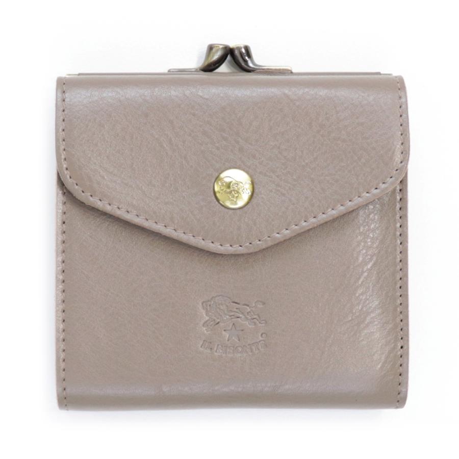 IL BISONTE（イルビゾンテ） 財布 二つ折り がま口 レザー 本革 SMW011