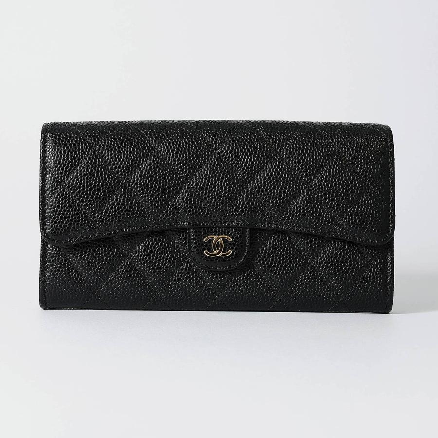 CHANEL（シャネル） 並行輸入 長財布 キャビアスキン CHANEL LONG