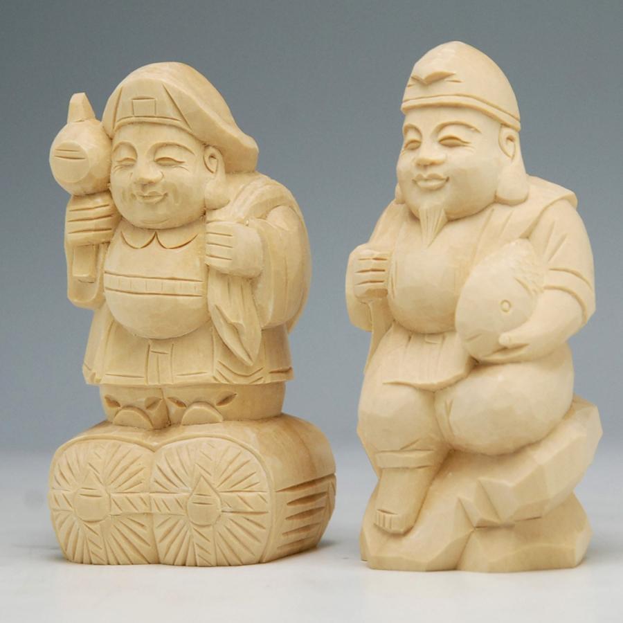 恵比寿・大黒木彫り4寸、一升マス宮セット : ハセガワ仏壇 - 通販
