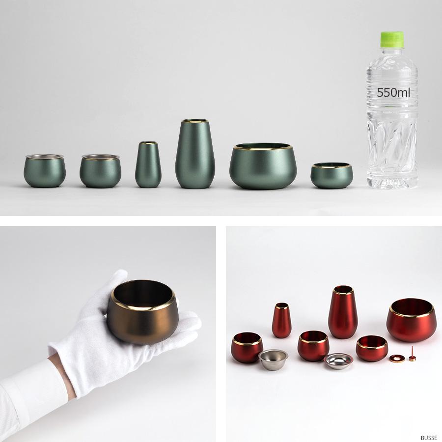 仏具セット トキオ 7点 たまゆらりんセット（仏具セット ミニ モダン