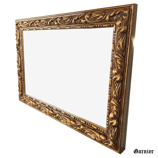 アンティーク調 ウォールミラー 壁掛け 鏡 バロック調 装飾 ロココ調