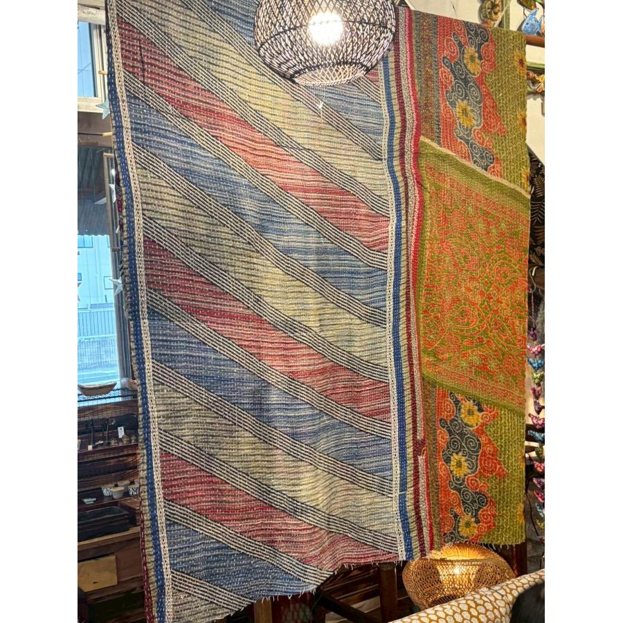 グドゥリー インド 刺し子 ラリーキルト ヴィンテージ ファブリック