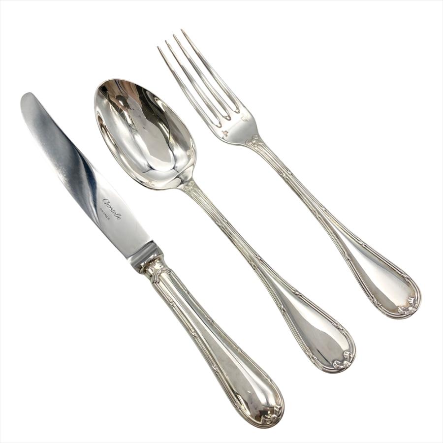 クリストフル Christofle リュバン ナイフ フォーク スプーンセット