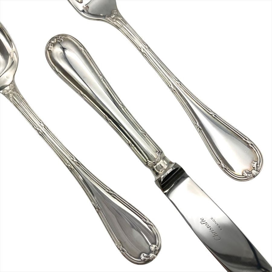 クリストフル Christofle リュバン ナイフ フォーク スプーンセット