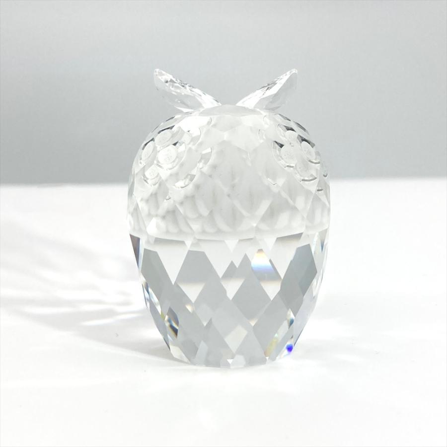 SWAROVSKI（スワロフスキー） フクロウ オブジェ 置物 7636 クリア
