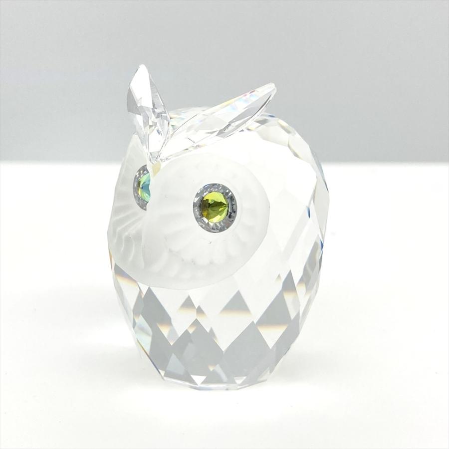 SWAROVSKI（スワロフスキー） フクロウ オブジェ 置物 7636 クリア