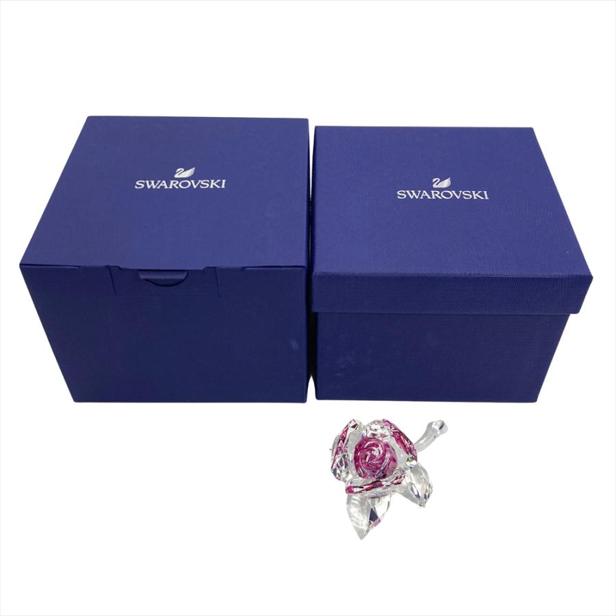SWAROVSKI（スワロフスキー） ブロッサミングローズ ピンク オブジェ