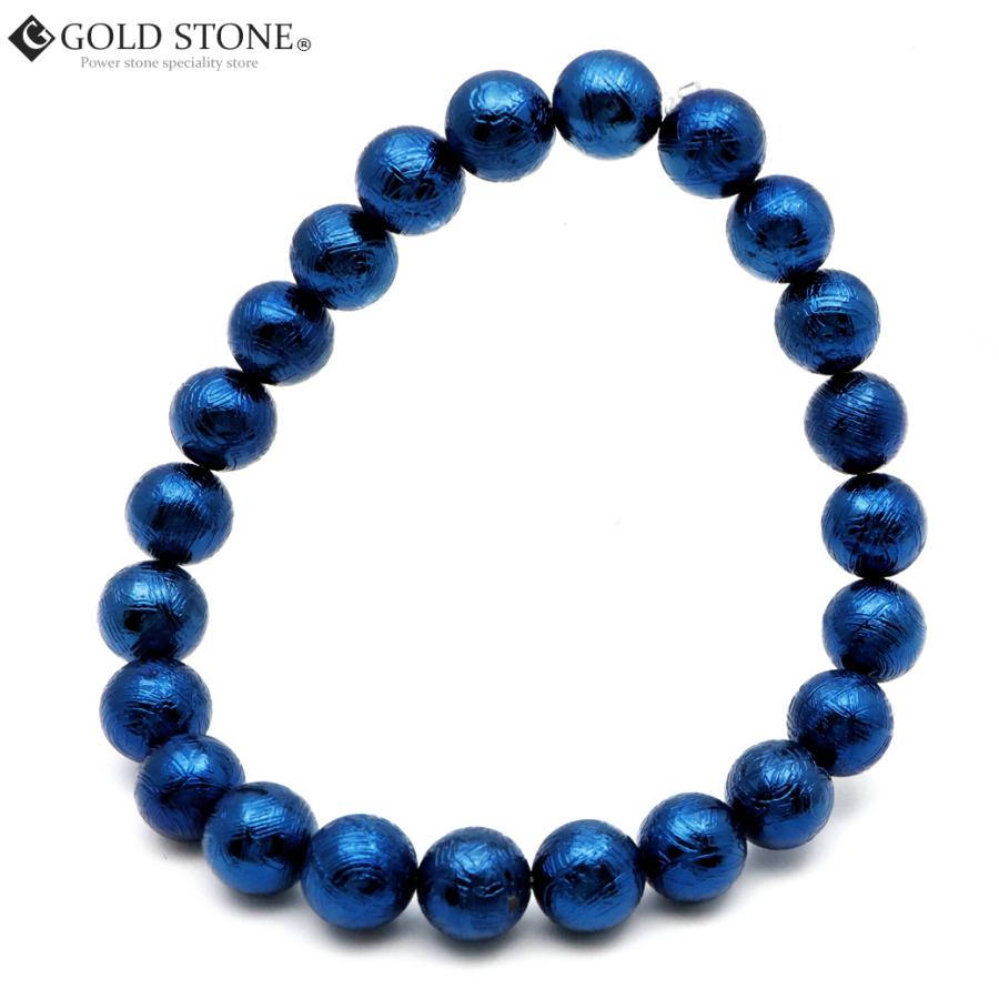 GOLD STONE ギベオン 鉄隕石 メテオライト ブレスレット 8mm 新色