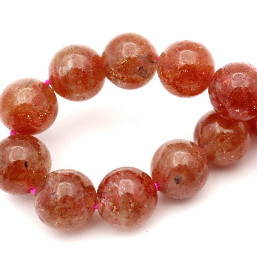 GOLD STONE サンストーン ブレスレット AAA 10mm インド産 天然石