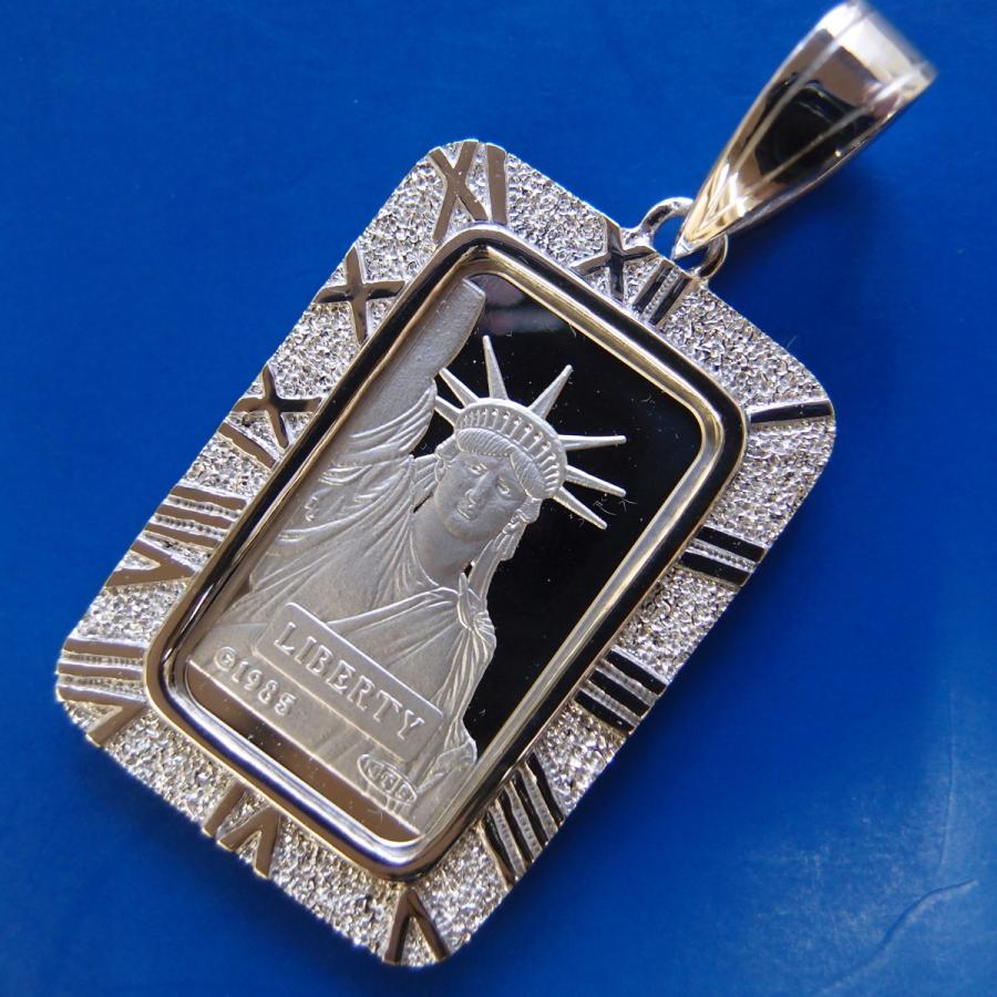 プラチナ20gペンダントトップ CREDIT SUISSE製20gインゴット