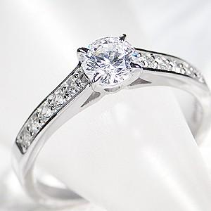 pt900 プラチナ ダイヤモンド ダイヤ 指輪 リング 大粒 Hカラー SI2