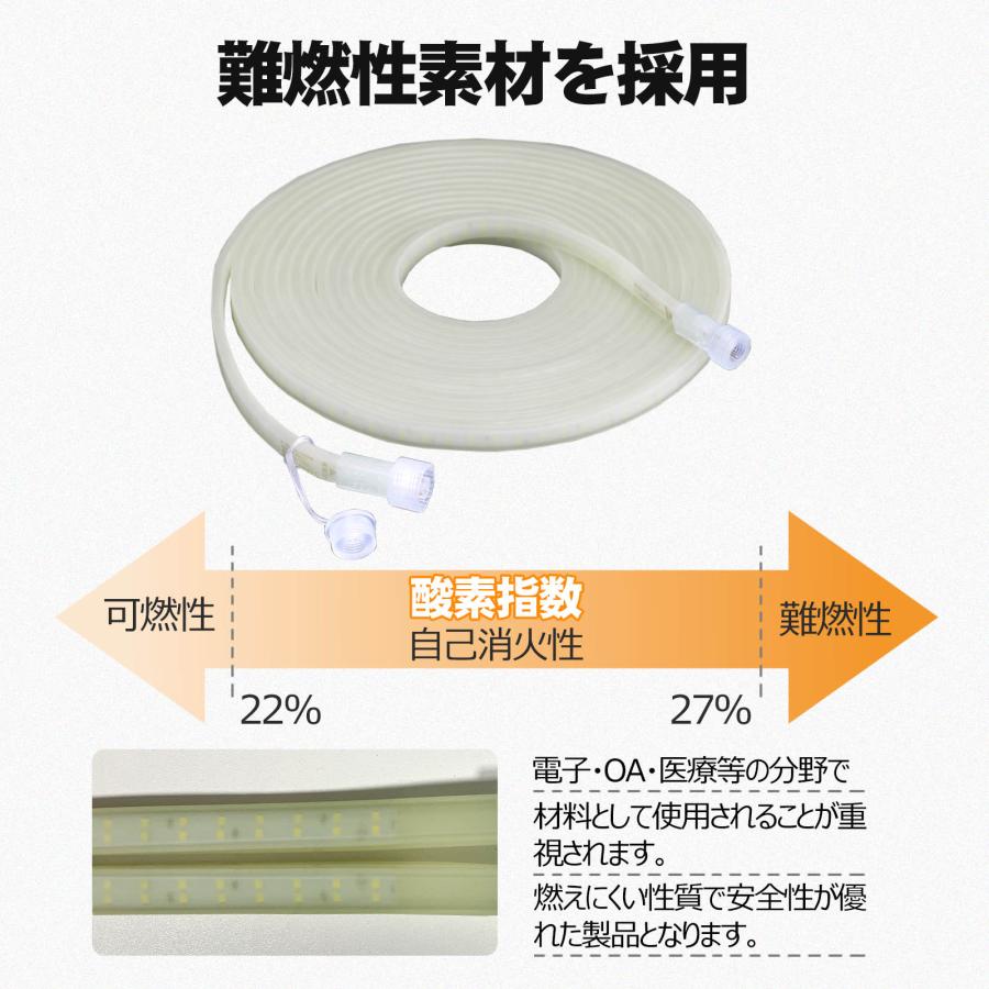 GOODGOODS（グッド・グッズ） 30m LEDロープライト 120W 両面発光