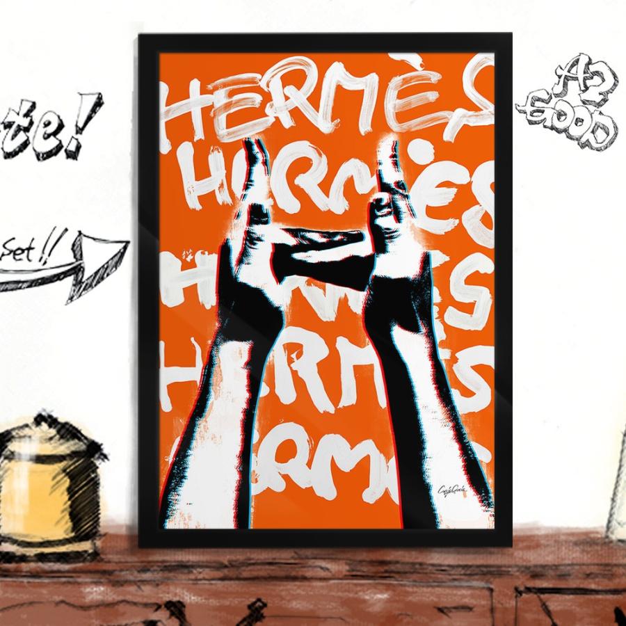 アートポスター ブランド オマージュ エルメス A2 クレイグガルシア