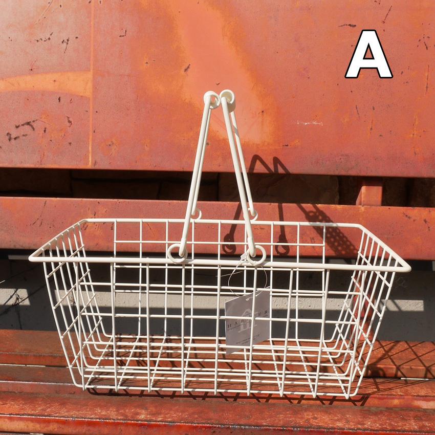 ワイヤーバスケット Mサイズ インダストリアル インテリア 収納