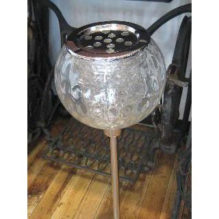 スタンド灰皿 レトロ ガラス灰皿 アメリカン雑貨 : アメリカン雑貨の