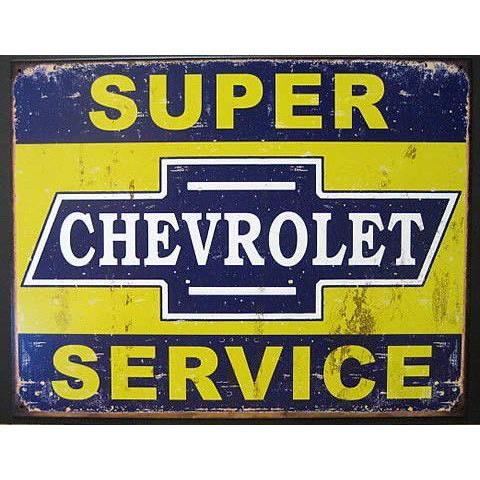 ブリキ看板 アメ車 シボレー インテリア メタルサインプレート