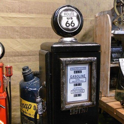 ルート66 ガスポンプ型 CDラック キャビネット : アメリカン雑貨の