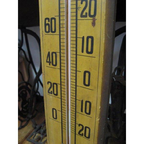アンティーク 木製 温度計 レトロ 雑貨 オブジェ インテリア