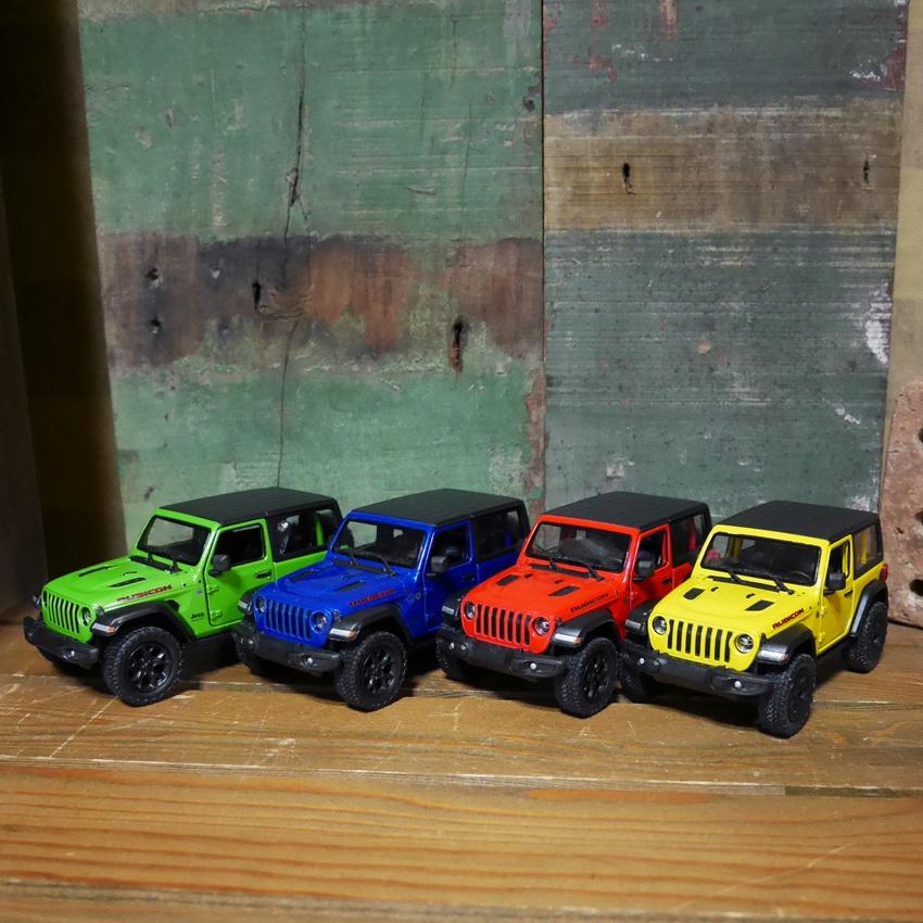 ジープ ラングラー 2018 ミニカー Jeep Wrangler KiNSMART 1/34