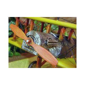 ブリキのおもちゃ 飛行機 複葉機 JN-7H : アメリカン雑貨のグッズ