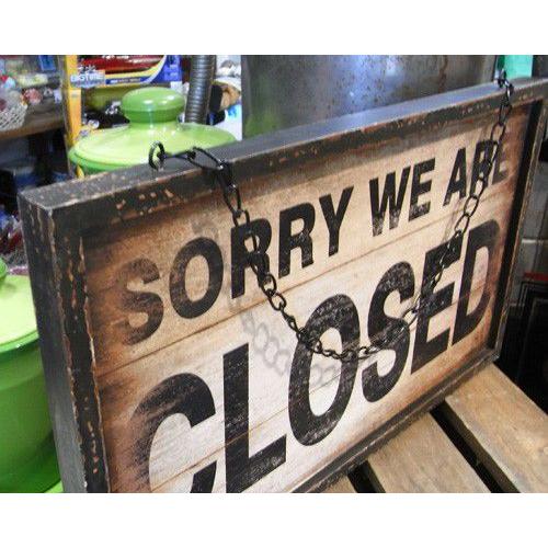 木製看板 オープン クローズ アンティーク サインボード アメリカン