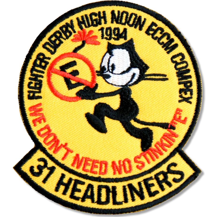 ミリタリーワッペン【アメリカ海軍 第31戦闘攻撃飛行隊/VF-31