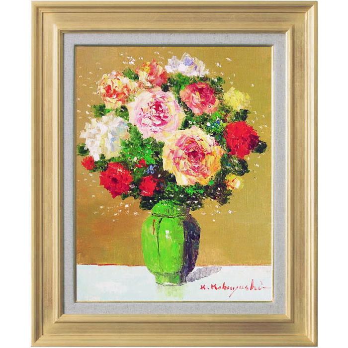 35.「花」髙橋一善 油絵 35.「花」髙橋一善 油絵