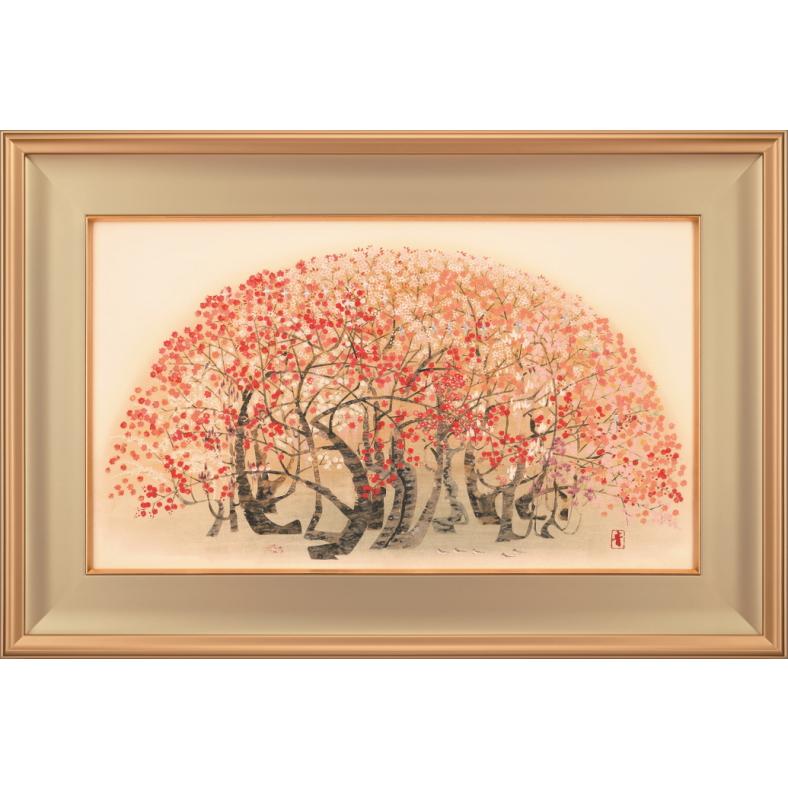 前田青邨 「 みやまの四季 」特別版 彩美版 シルクスクリーン併用 一部