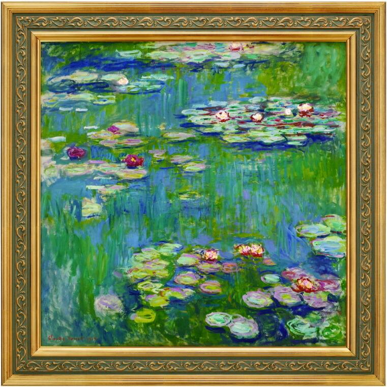 クロード ・ モネ 「 睡蓮 」 彩美版 シルクスクリーン 手刷り 絵画