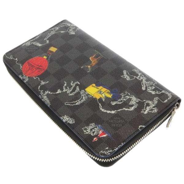LOUIS VUITTON（ルイ・ヴィトン） 長財布 ダミエグラフィット ジッピー