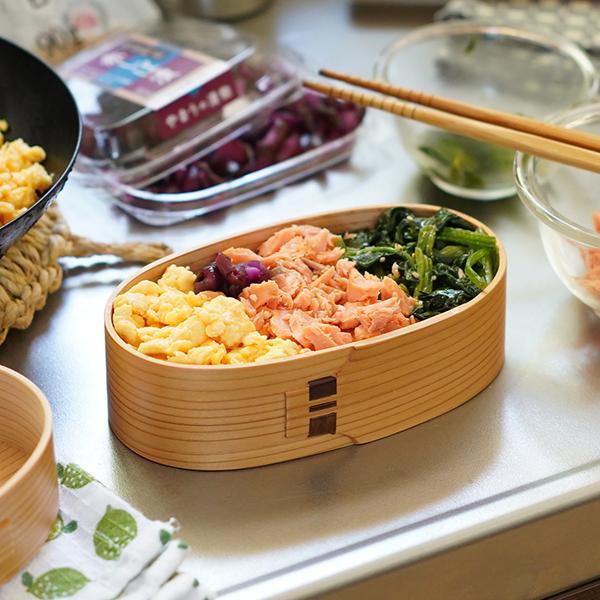 曲げわっぱ 弁当箱 小判型 キッズ 栗久 わっぱ弁当 国産 日本製 入学