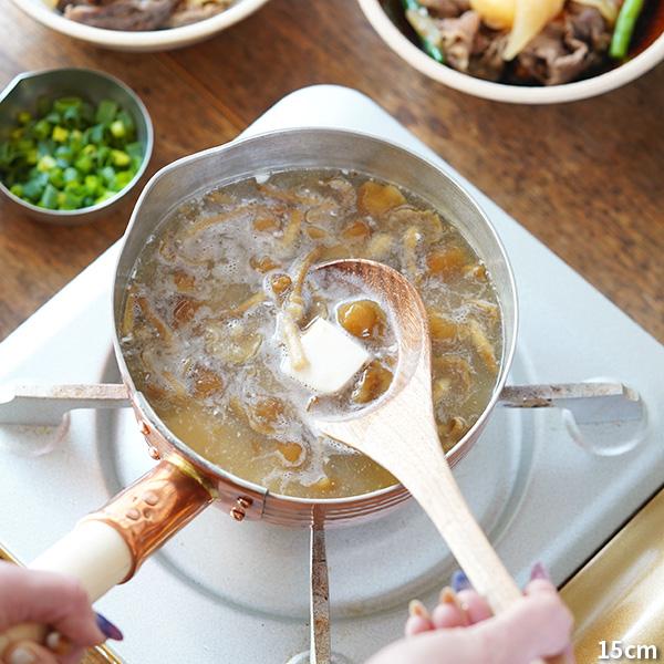 中村銅器製作所 銅行平鍋 18cm 銅製 雪平鍋 片手鍋 日本製