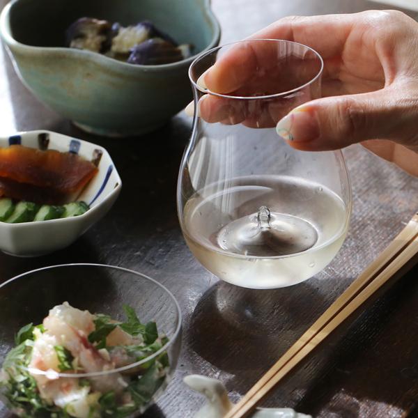 うすはり 松徳硝子 大吟醸 木箱入 冷酒グラス ぐい呑み : がらんどう