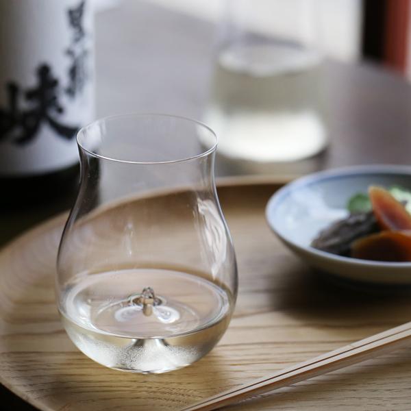 うすはり 松徳硝子 大吟醸 木箱入 冷酒グラス ぐい呑み : がらんどう