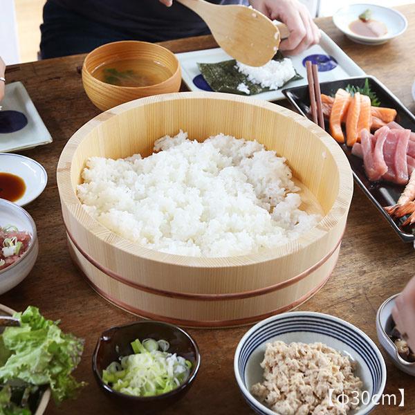 山一 すし飯台 24cm 1合 すし桶 飯台 飯切 半切 木曽さわら 銅箍 国産