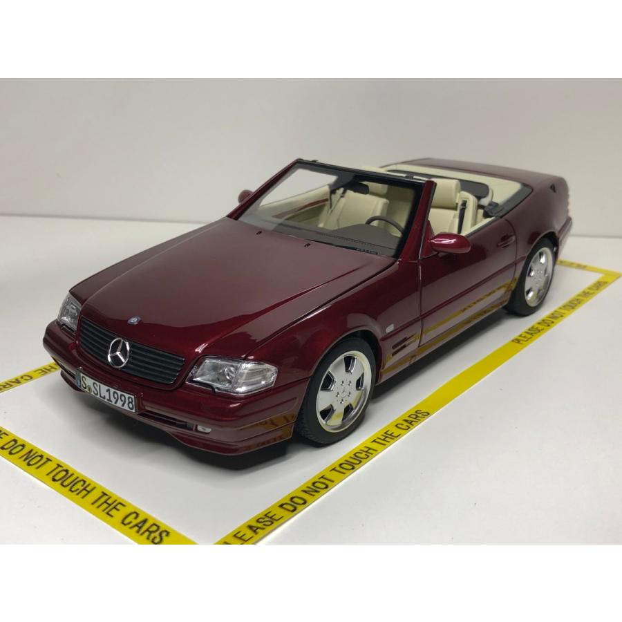norev 1/18 Mercedes Benz 500 SL (R129) 1998-2001 amber red