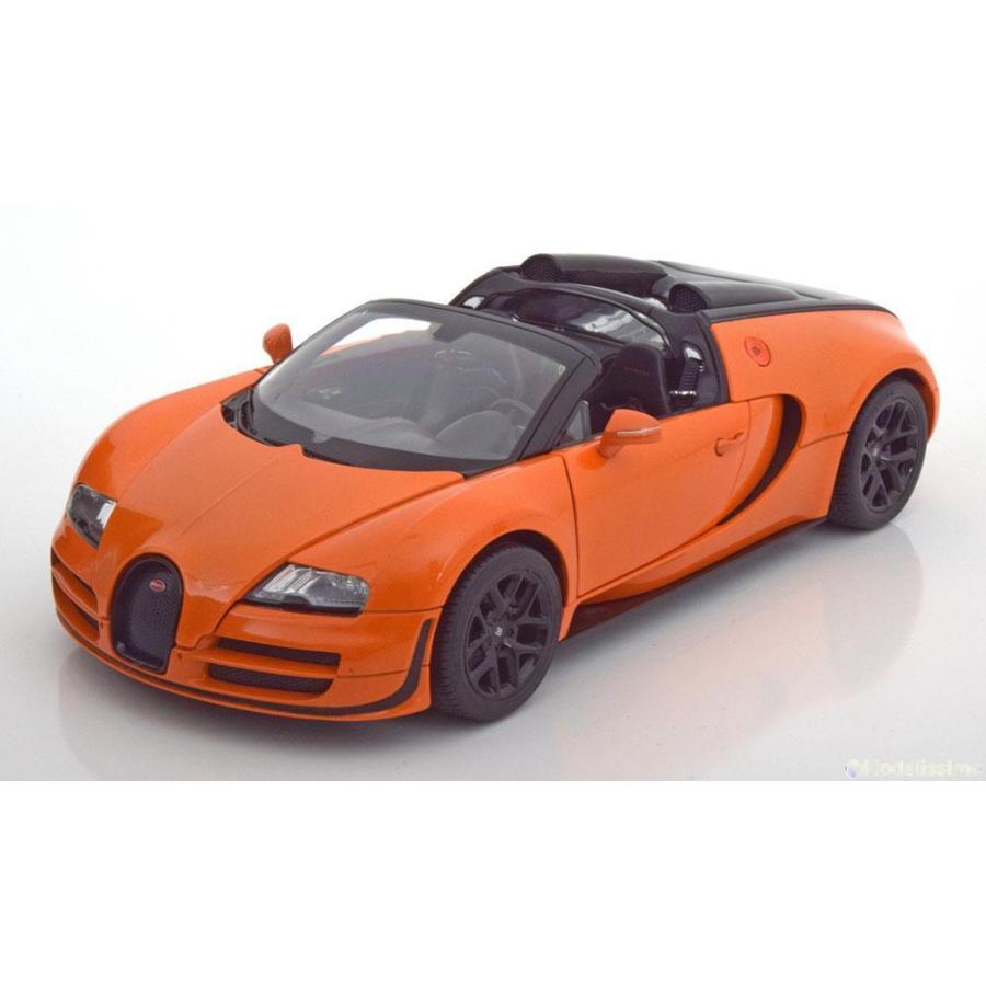 Rastar 1/18 Bugatti Veyron 16.4 Grand Sport Vitesse 2014 オレンジ