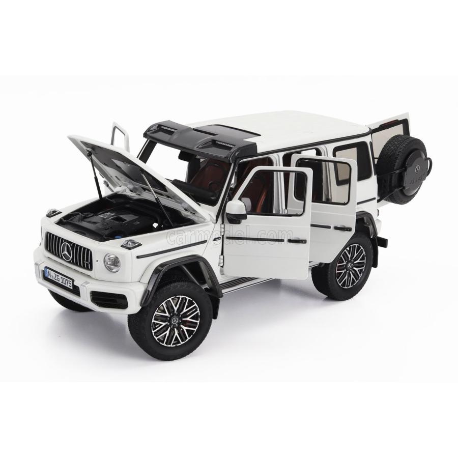 NZG 1/18 Mercedes Benz G63 W163 4x4 AMG 2023 OPALITH WHITE
