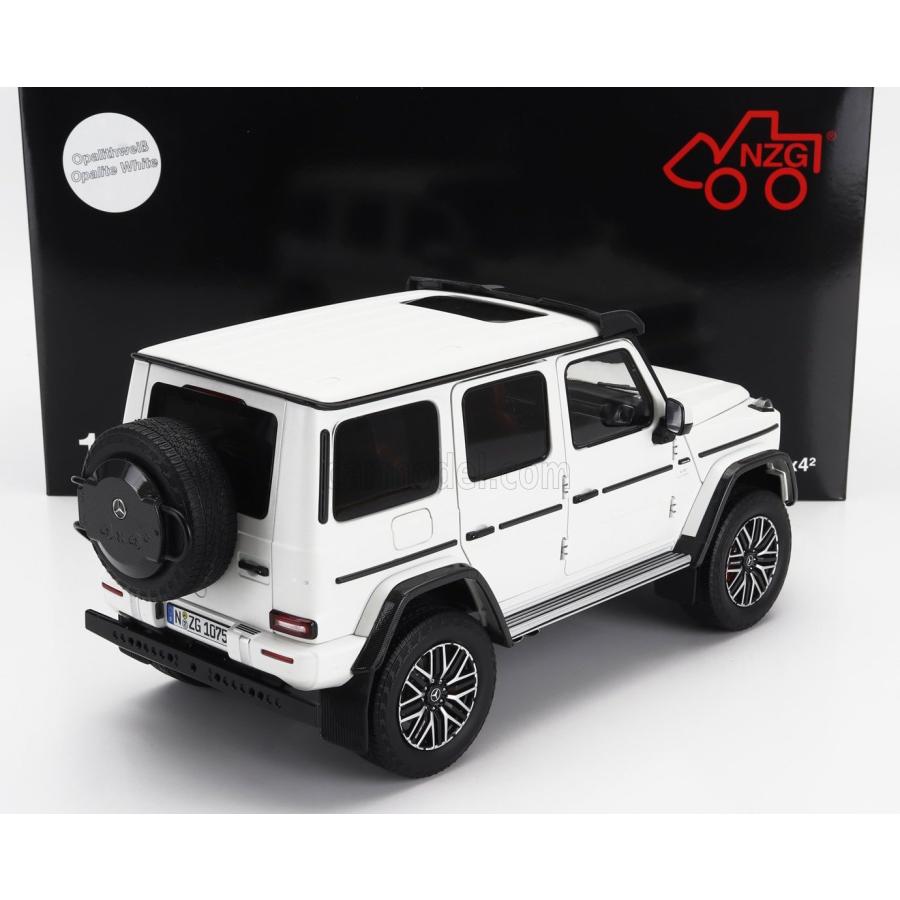 NZG 1/18 Mercedes Benz G63 W163 4x4 AMG 2023 OPALITH WHITE