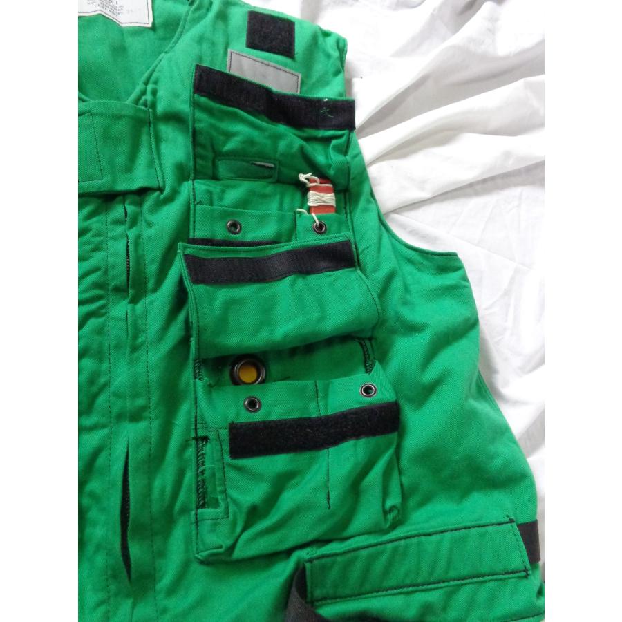 米軍 デッキ・クルー・ライフプリザーバー・ベスト グリーンカラー