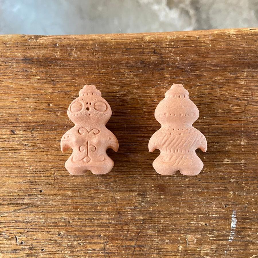 箸置き 土偶 埴輪 古代シリーズ 美濃焼 ベージュ クリックポスト同梱