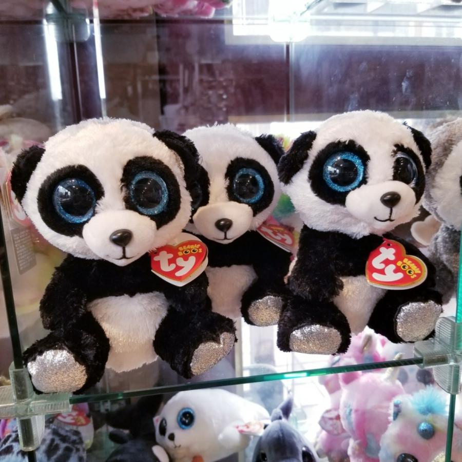 ビーニーブーズ ty 〔 バンブー 〕Mサイズ ぬいぐるみ パンダ シロクロ