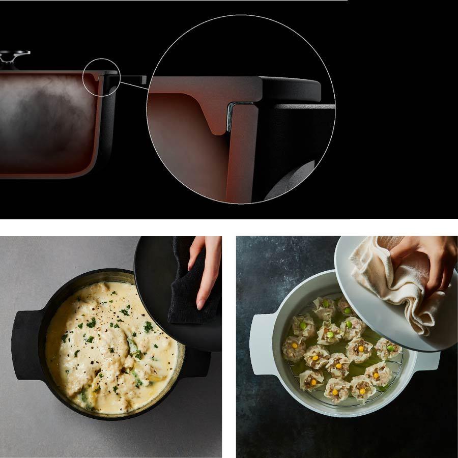 リンナイ（Rinnai） 無水調理鍋 Leggiero(レジェロ) RBO-MN18(MB) 18cm