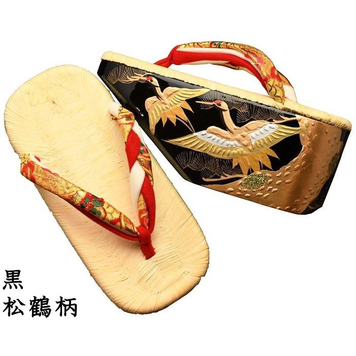 ぽっくり おぼこ 七五三 7歳用 金蒔絵 南部表付きぽっくり : 丸屋履物